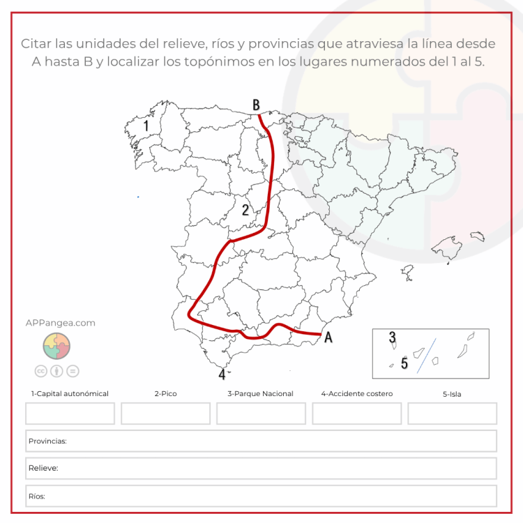 Practica localización Geografía de España 16