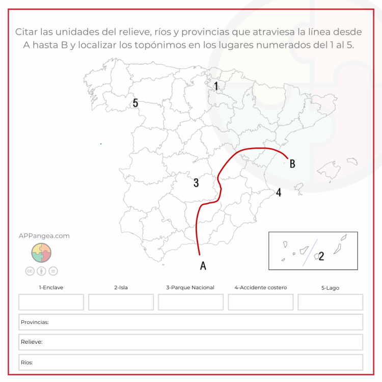 Practica localización Geografía de España 18