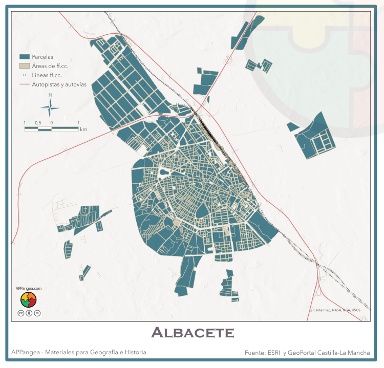 Geografía de Albacete. Mapas  y gráficos Esenciales para 2º de&nbsp;Bachillerato.
