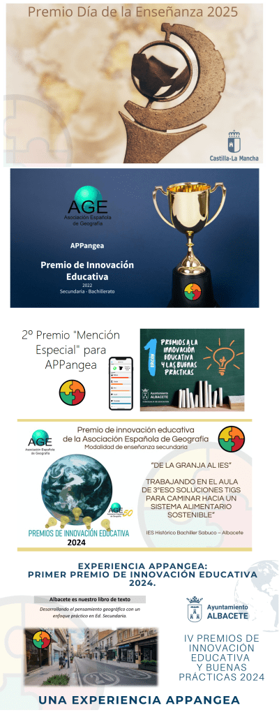 Premios APPangea. Uso de las TIGs en el aula de Secundaria y Bachillerato.