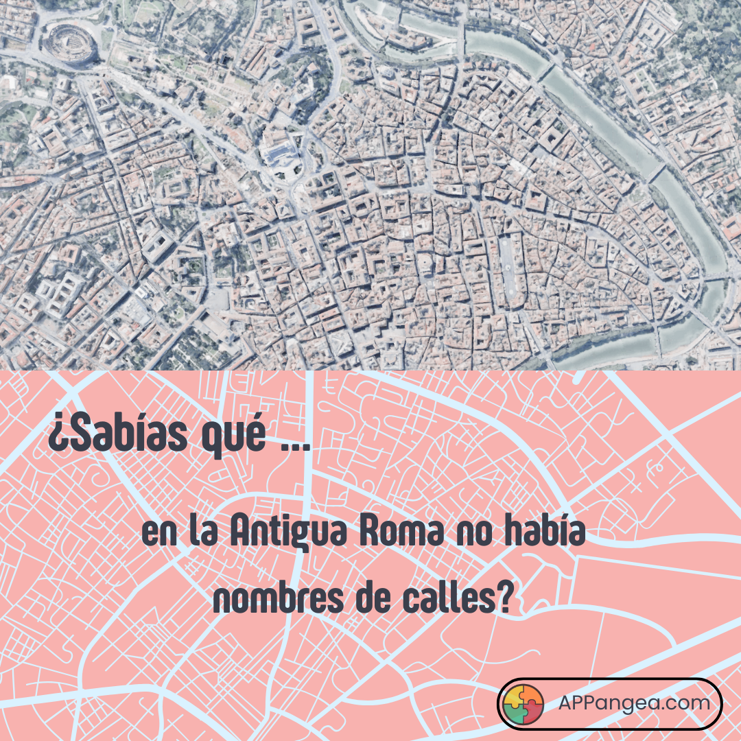 ¿Sabías que en la Antigua Roma no había nombres de calles?